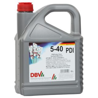 DBV 5W/40 synthetisch für VW PDI (Pumpe-Düse) 4 x 5-Liter-Kanne