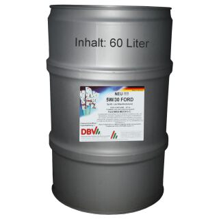 5W/30 (gedeeltelijk synthetisch) voor FORD 913D 60 liter vat