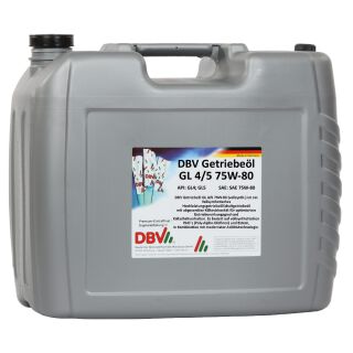 75W-80 GL4/5 (fully synthetic) 20 liter canister