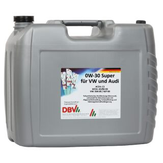 DBV 0W-30 Super-Universal Longlife III 20-Liter-Kanister