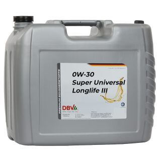 0W-30 Super-Universal Longlife III 20 liter jerrycan
