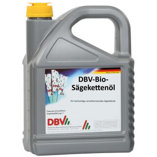 DBV Bio-Sägekettenöl 4 x 5-Liter-Kanne