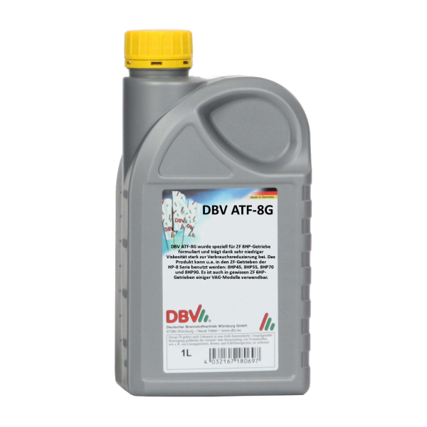 DBV ATF 8G (VAG G-060-162, BMW, uvm.) 20 x 1-Liter-Dose
