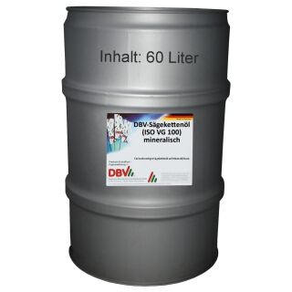 DBV SKM-Sägekettenöl 60-Liter-Fass