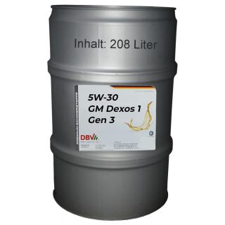 5W/30 GM Dexros 1 Gen. 2 208 liter barrel