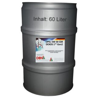 5W/30 GM Dexros 1 Gen. 2 60 liter barrel