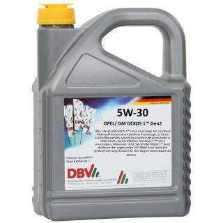 5W/30 GM Dexros 1 Gen. 2 4 x 5 liter can