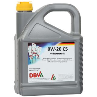 0W-20 engine oil 4 x 5 liter can