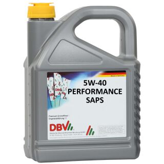 DBV 5W-40 Performance SAPS 4 x 5-Liter-Kanister